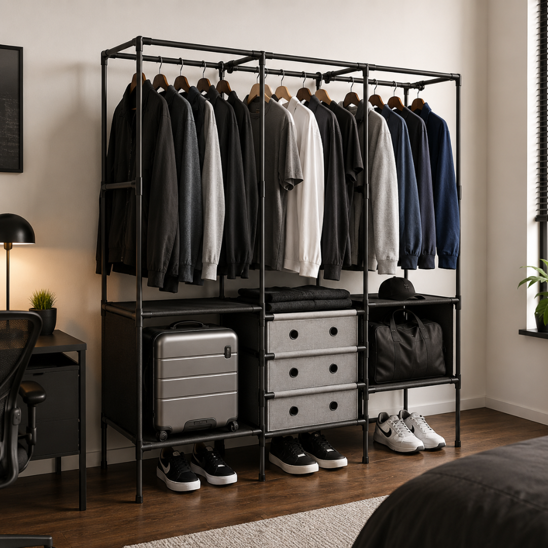 Closet Premium 5 En 1 + Regalo - Todo incluido: cajones, y ganchos gratis